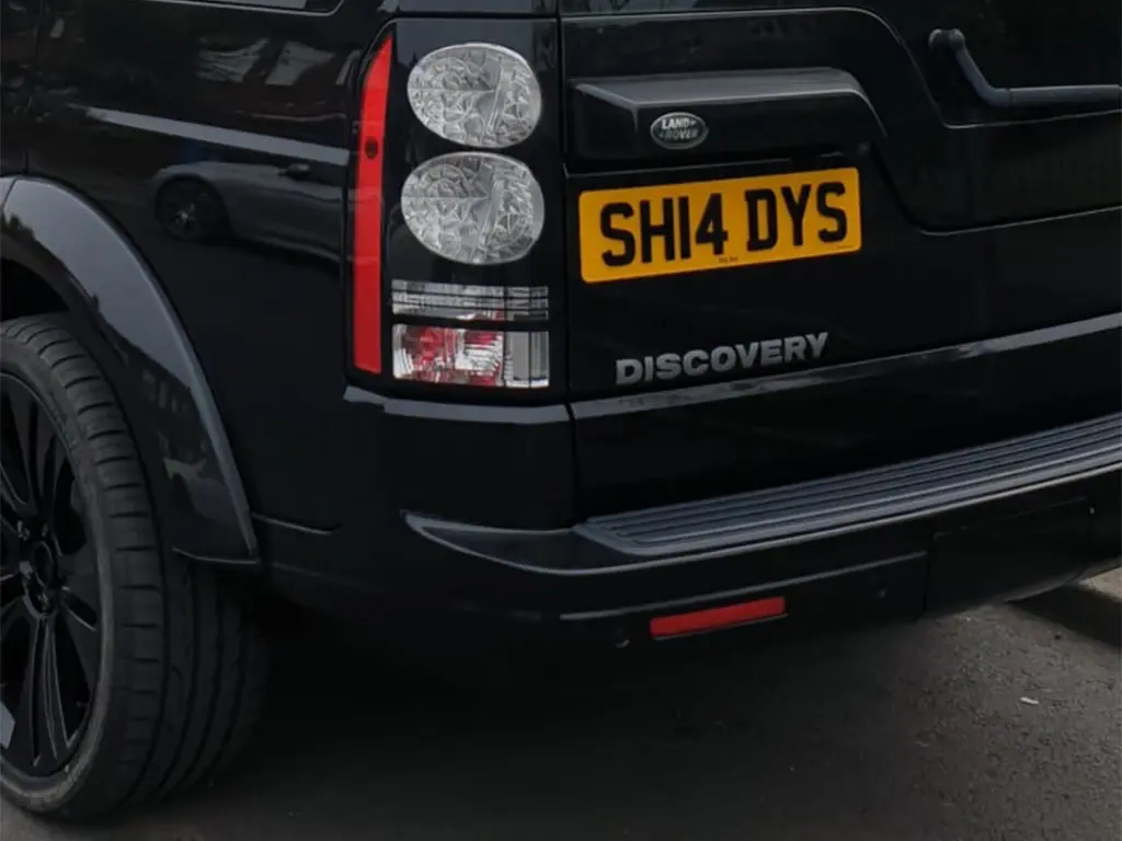 4D Short Personalised Number Plates - 3MM