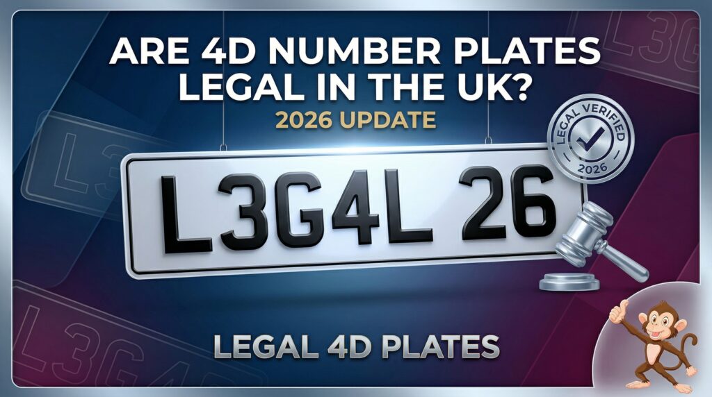 Are 4D Number Plates Legal in the UK? (2026 Update)